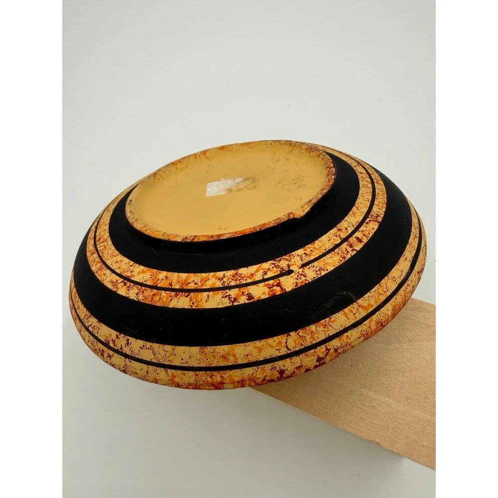 Vintage Greek Artemis ΑΡΤΕΜΙΣ Lidded Trinket Dish Bowl Greek Key